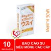 Bao cao su sagami xtreme thin siêu mỏng trơn hộp 10 chiếc