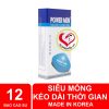 Bao cao su mỏng trơn POWER MEN VIAGRA TYPE hộp 12 chiếc