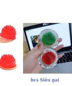 Hộp 12 chiếc_Bao cao su Thom rose siêu gai chôm chôm trên đầu