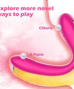 Máy rung massage âm đạo 2 đầu rung ngoáy điều khiển từ xa