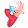 Lưỡi rung liếm âm đạo có nhánh bú mút cực phê cho nữ pin sạc