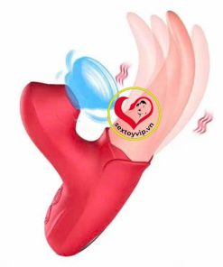 Lưỡi rung liếm âm đạo có nhánh bú mút cực phê cho nữ pin sạc