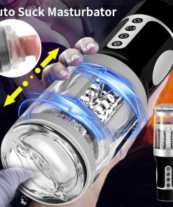 Âm đạo giả MEROURII rung thụt xoay tự động âm thanh đèn led