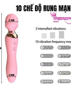 Chày rung thanh rung 2 đầu Sagan Huancai - 12 kiểu rung cực phê