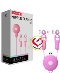 Máy kẹp ti ngực GALAKU NIPPLE CLAMPS rung 12 chế độ