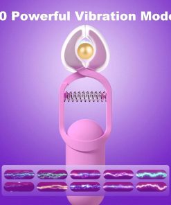 Máy kẹp ti ngực GALAKU NIPPLE CLAMPS rung 12 chế độ