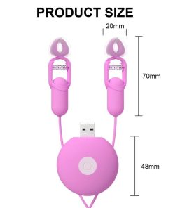 Máy kẹp ti ngực GALAKU NIPPLE CLAMPS rung 12 chế độ