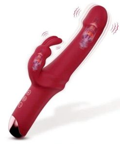 Dương vật giả CZAR RABBIT kèm tai thỏ rung nhiều kiểu pin sạc