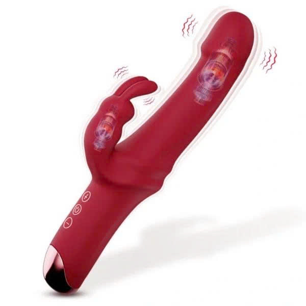 duong-vat-czar-rabbit-rung-nhieu-che-do-kem-nhanh-5 Dương vật giả CZAR RABBIT kèm tai thỏ rung nhiều kiểu pin sạc