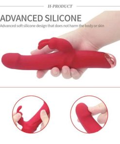 Dương vật giả CZAR RABBIT kèm tai thỏ rung nhiều kiểu pin sạc